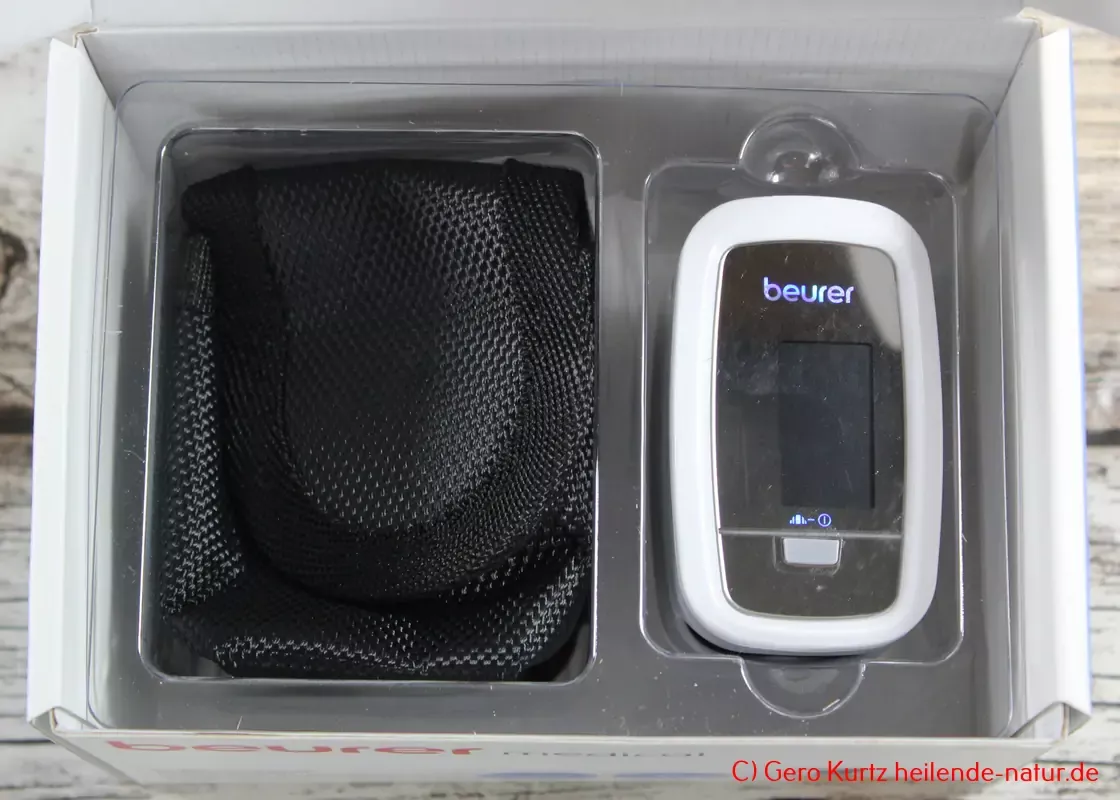 Beurer PO 30 Pulsoximeter - geöffnete Verpackung