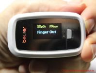 Beurer PO 30 Pulsoximeter - Anzeige Finger herausgezogen