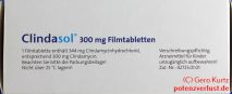 Antibiotikum Clindasol Verpackung Seitenansicht